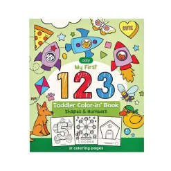 Ooly Coloring Book, Shapes and Numbers
