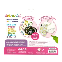 Ooly 3D Effect Dot Painting Set, Dot-a-Lot Pearlescent, 8 Pack