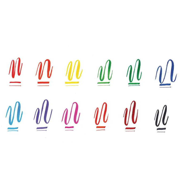 Ooly Duo Calligraphy, 12 Double-Ended Calligraphy Pens