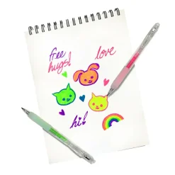 Ooly Gel Pen Set of 6, Multi-Surface Deco - Jelly Gloss Neon