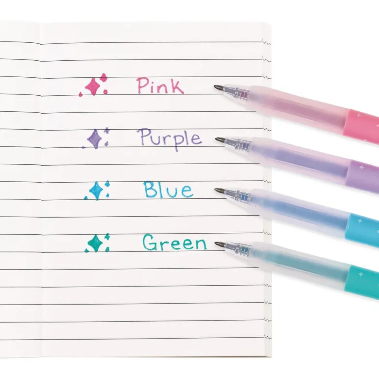 Ooly Gel Pen Set of 4, Oh My Glitter
