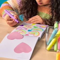 Ooly Highlighters Set of 6, Heart Pops Neon