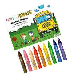 Ooly Jumbo Crayons and Coloring Book, Radiserne