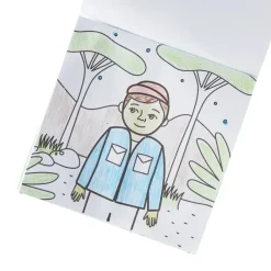 Ooly Safari Crayons and Coloring Book