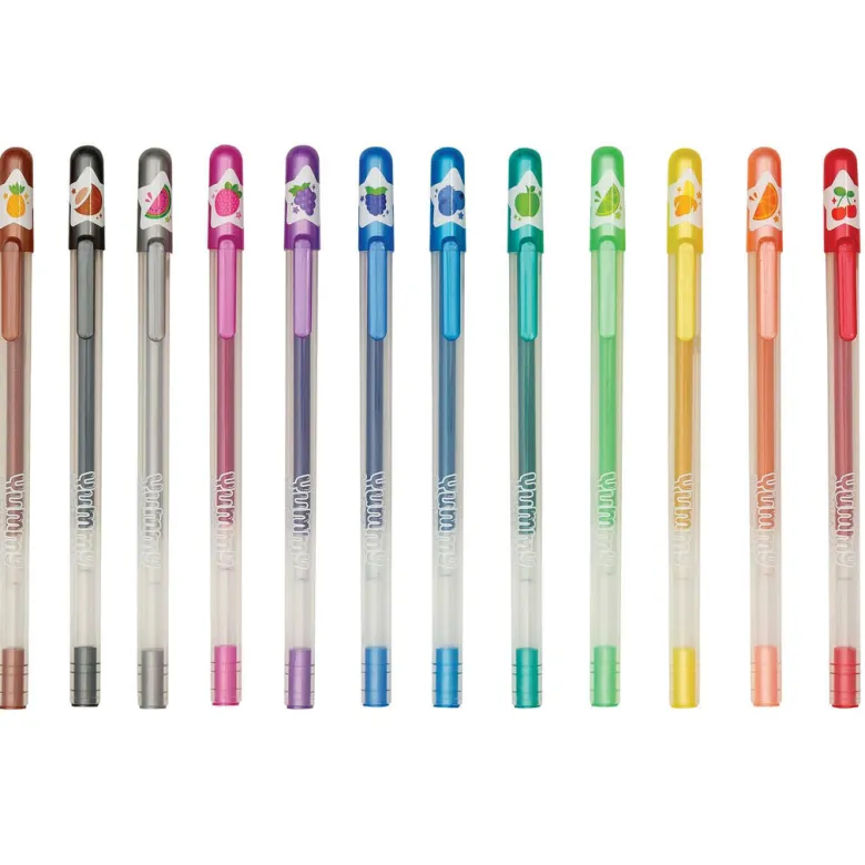 Ooly Scented Gel Pens, Set of 12, Yummy Yummy Glitter
