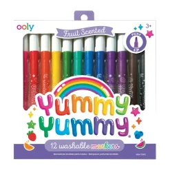 Ooly Scented Markers Set of 12 - Yummy Yummy