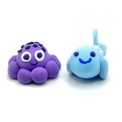Ooly Self-Hardening Clay - Ocean BFFs 4 Colors - Creatibles