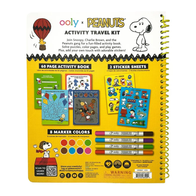 Ooly Travel Activity Set, Workbook with The Radishes
