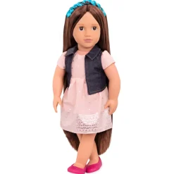 Our Generation dukke, Kaelyn m. hår der vokser - 46 cm