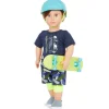 Our Generation dukke, Theodore m/ skateboard - 46 cm