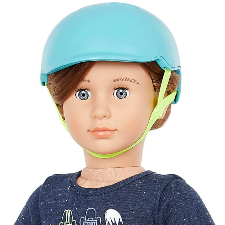 Our Generation dukke, Theodore m/ skateboard - 46 cm