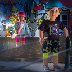 Our Generation dukke, Theodore m/ skateboard - 46 cm