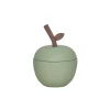 OYOY Æble Cup with Lid and Straw, Green