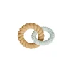 OYOY Mellow Teether, Pale Mint/ Light Rubber