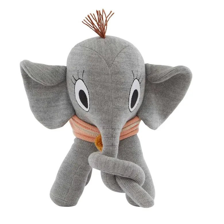 OYOY Plush Toy, Ramboline Elephant - Grey