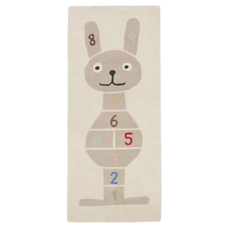 OYOY Rug, Rabbit Hopscotch Rug