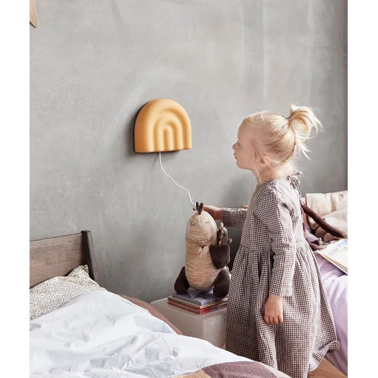 OYOY Wall Lamp, Rainbow - Light Rubber