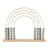 OYOY Wooden Toy, Abacus Rainbow Bead Frame - Nature