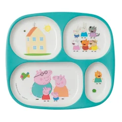 Peppa Pig Plate Set, 4-Piece