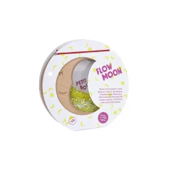 Petit Boum Sensory Toy, Wooden Moon with Liquid and Glitter – Sensory Moon