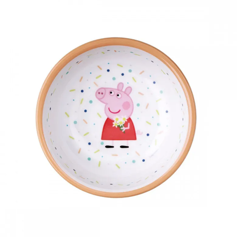 Petit Jour Paris Bowl. Peppa Pig - Orange Rim
