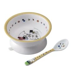 Petit Jour Paris Bowl with Suction Cup and Spoon, Moomin