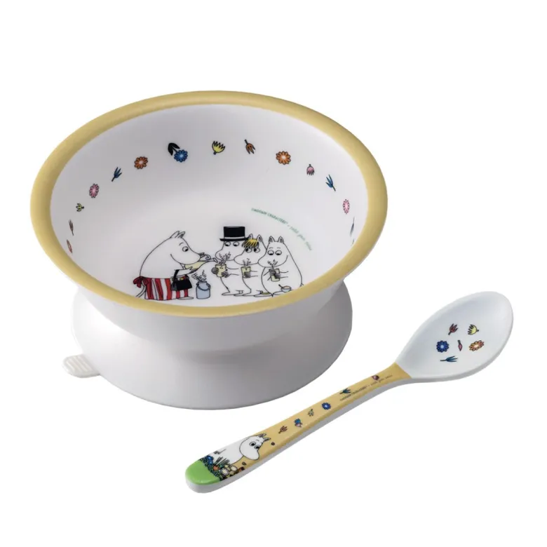 Petit Jour Paris Bowl with Suction Cup and Spoon, Moomin