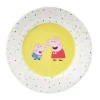 Petit Jour Paris Lunch Plate, Peppa Pig - Yellow