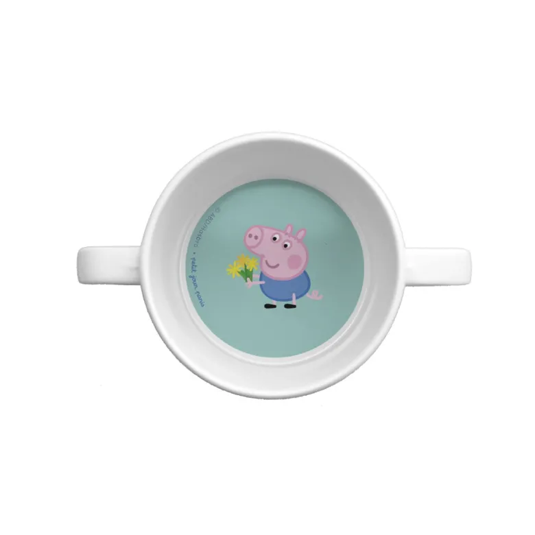 Petit Jour Paris Melamine Cup with 2 Handles, Peppa Pig