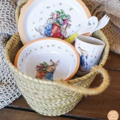 Petit Jour Paris, Peter Rabbit Bowl - Apricot