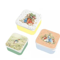 Petit Jour Paris, Peter Rabbit Snack Box Set – 3 Pieces