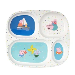 Petit Jour Paris 4-Piece Plate Set, Peppa Pig