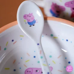 Petit Jour Paris Spoon, Peppa Pig - White