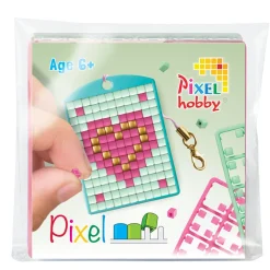 Pixel Mosaic Starter Set, Keychain - Heart
