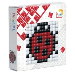 Pixel Mosaic, XL Mosaic Beads – Mariehøne (Ladybug)