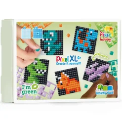 Pixel Mosaic, XL Mosaic Perler, Theme Box – Dinosaur