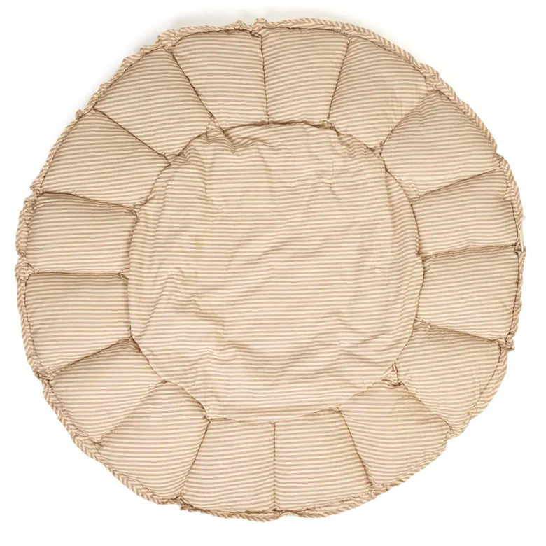 Play&Go Bloom, 3-in-1 Baby Blanket, Organic - Stripes Brown