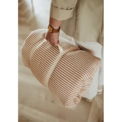 Play&Go Bloom, 3-in-1 Baby Blanket, Organic - Stripes Brown
