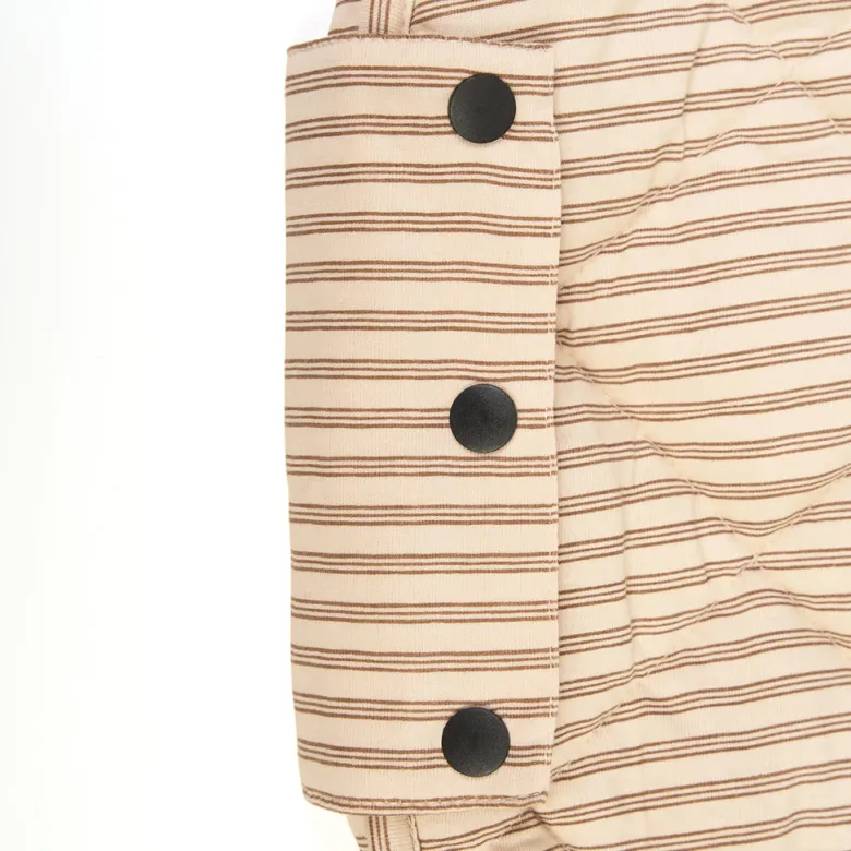 Play&Go 2-in-1 Baby Blanket, Organic - Stripes Brown