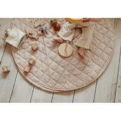 Play&Go 2-in-1 Baby Blanket, Organic - Stripes Brown