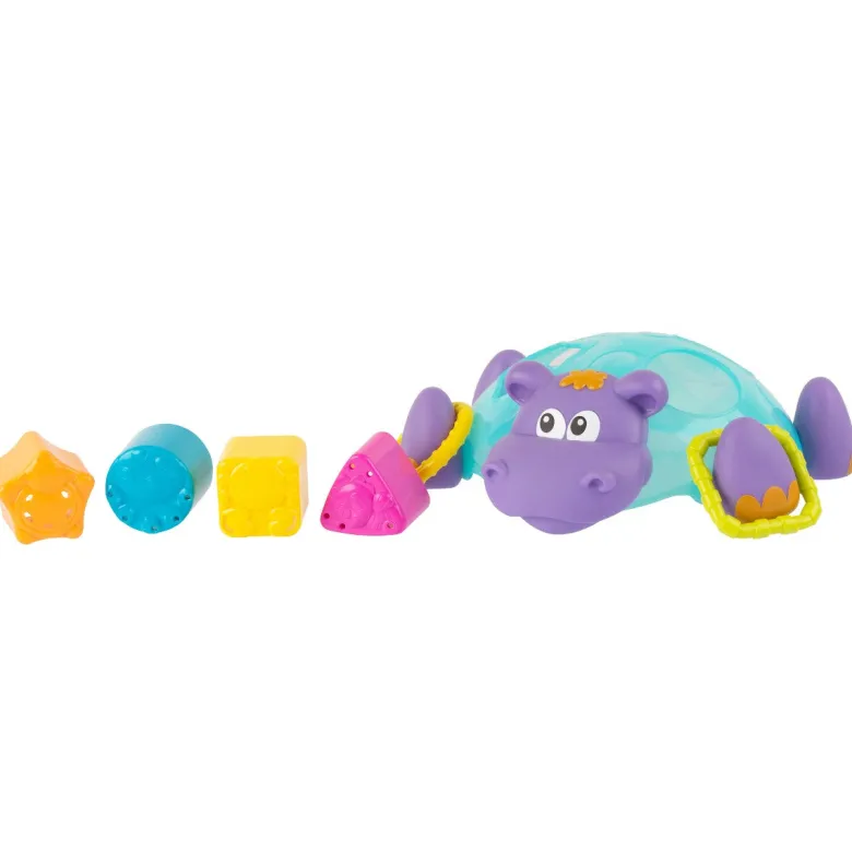 Playgro Bath Toy, Floating Hippo - Shapes