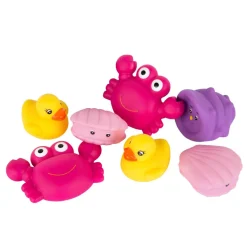 Playgro Bath Toy, Floating Sea Friends Pink – Sealed