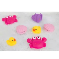 Playgro Bath Toy, Floating Sea Friends Pink – Sealed