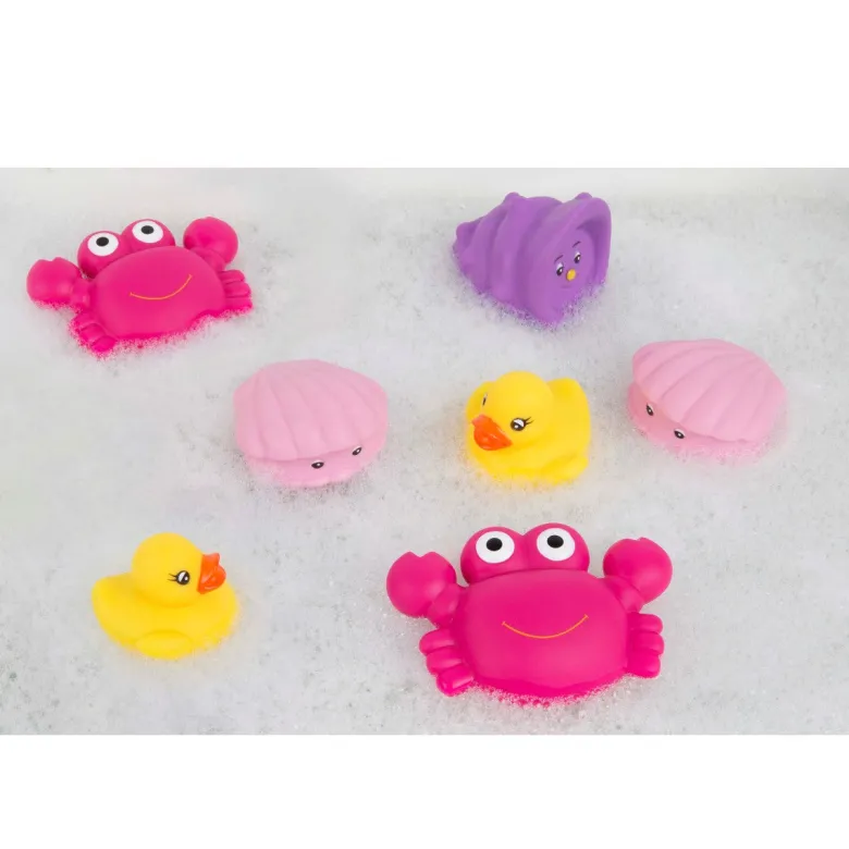 Playgro Bath Toy, Floating Sea Friends Pink – Sealed