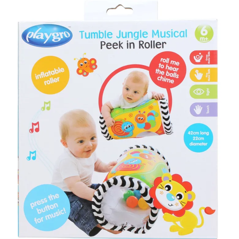 Playgro Tumble Jungle Musical Roller