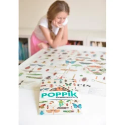 Poppik Paper Sticker Mosaic, Poster and 44 Stickers - Insects