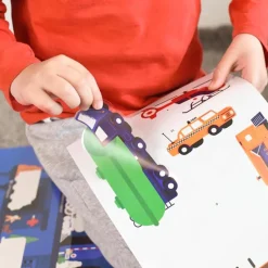 Poppik Sticker Mosaic in Paper, Poster and 44 Stickers - Vehicles