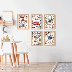 Poppik Sticker Mosaic in Paper, Poster with 27 Stickers - Pony Club