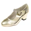 Princess Shoes in Shimmering Gold, Sizes 27-34
