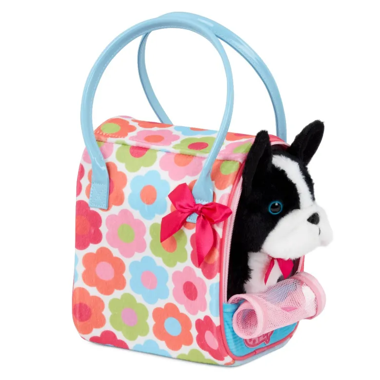 Pucci Pups Dog in a Floral Bag